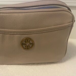 Fossil beige/tan Leather Crossbody Bag